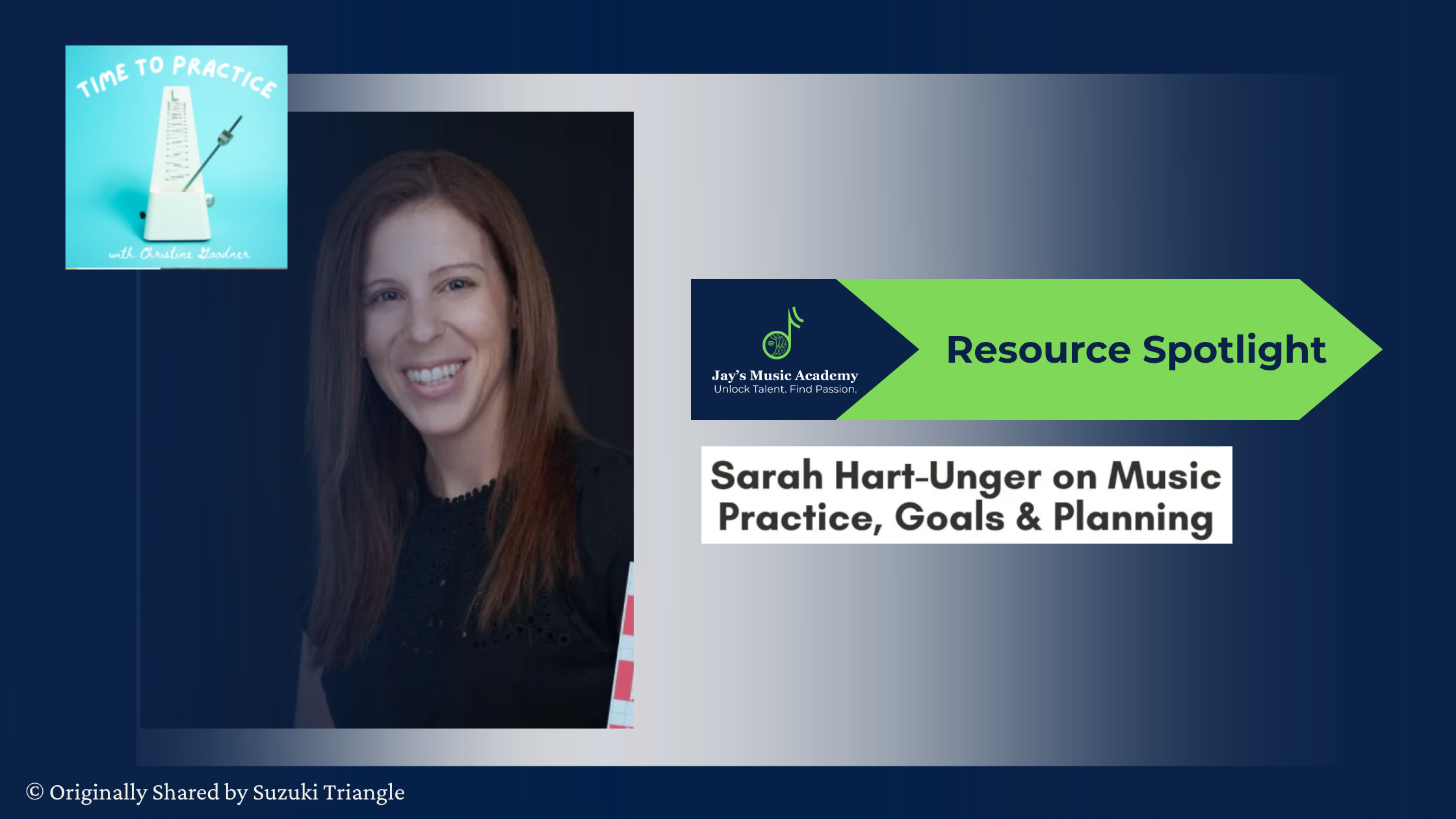 Sarah Hart-Unger on Planning, Goals, & Music Practice